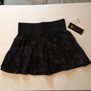 Lina Tiks Black splatter skirt